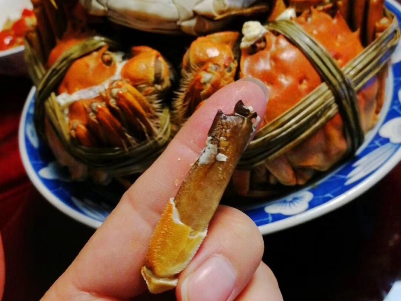 大闸蟹一天较多吃几个？